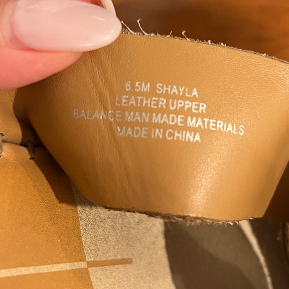 Tan Suede Leather Espadrille Sandals Shoe Size 6.5 - Picture 2 of 4